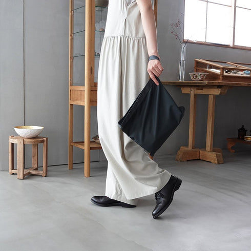 leaf handle pouch _ no.2 / nylon twill